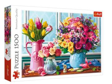 Trefl Puzzle Flowers in the Vases 1500 Parça Puzzle
