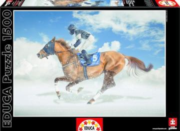 Educa Puzzle White Turf Final 1500 Parça Puzzle