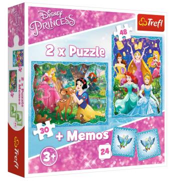 Trefl Puzzle Marvelous Princess World, Disney Princess 2 in 1 Puzzle (30+48 Parça)