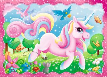Trefl Puzzle The Magical World of Unicorns 4 in 1 Puzzle (35+48+54+70 Parça)