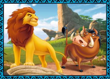 Trefl Puzzle The Lion King And The Friends, Disney 4 in 1 Puzzle (35+48+54+70 Parça)