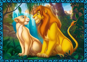 Trefl Puzzle The Lion King And The Friends, Disney 4 in 1 Puzzle (35+48+54+70 Parça)
