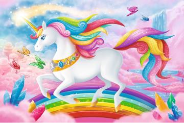 Trefl Puzzle Into The Crystal World Of Unicorns 100 Parça Puzzle