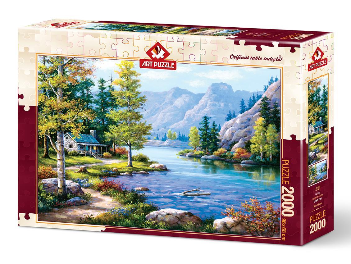 Art Puzzle Göl Evi 2000 Parça Puzzle