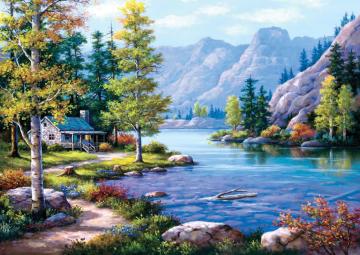 Art Puzzle Göl Evi 2000 Parça Puzzle