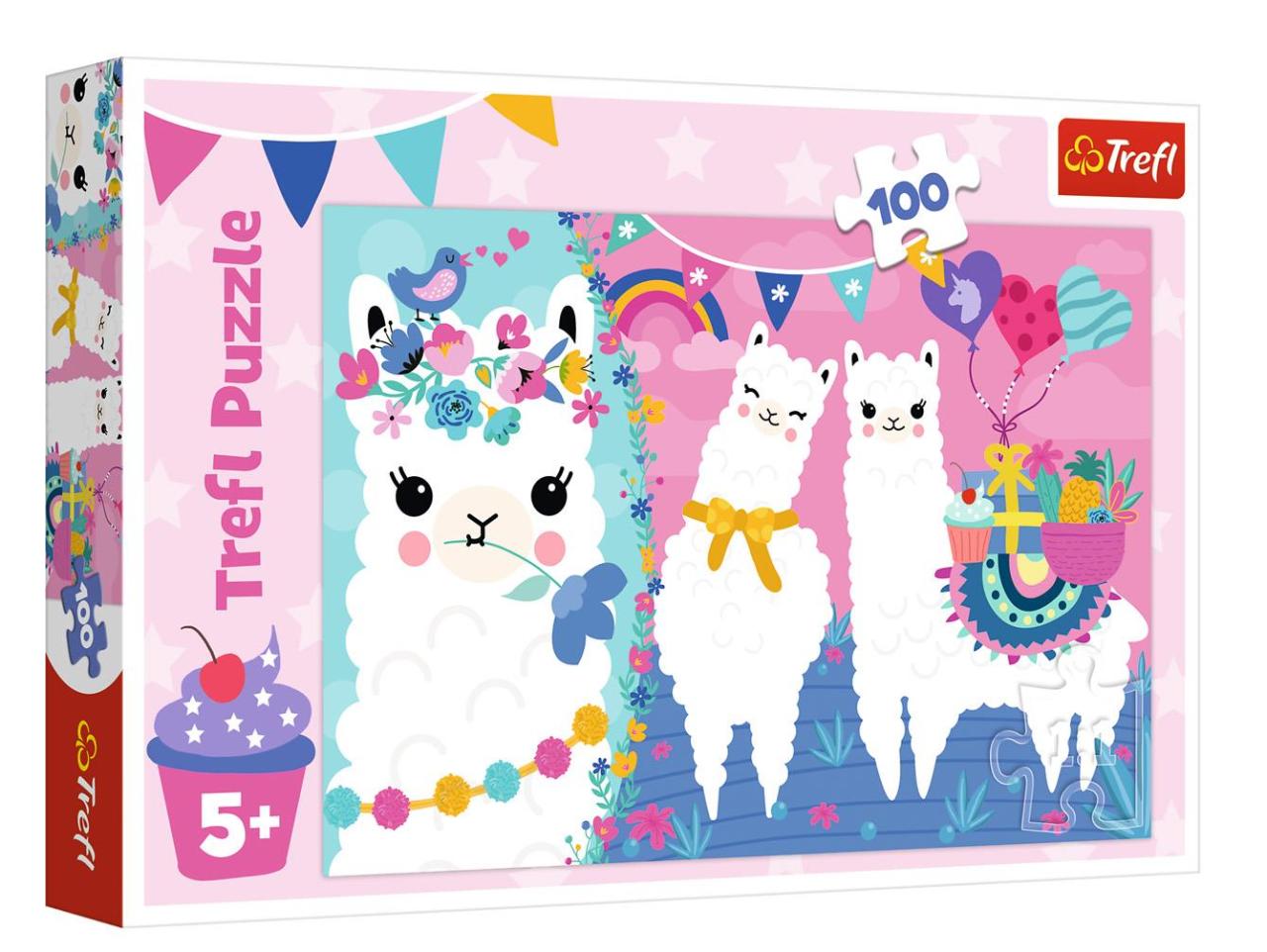 Trefl Puzzle Hapy Ilamas, Trefl 100 Parça Puzzle