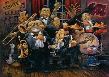 Art Puzzle Louis Armstrong Ve Orkestrası 1500 Parça Puzzle