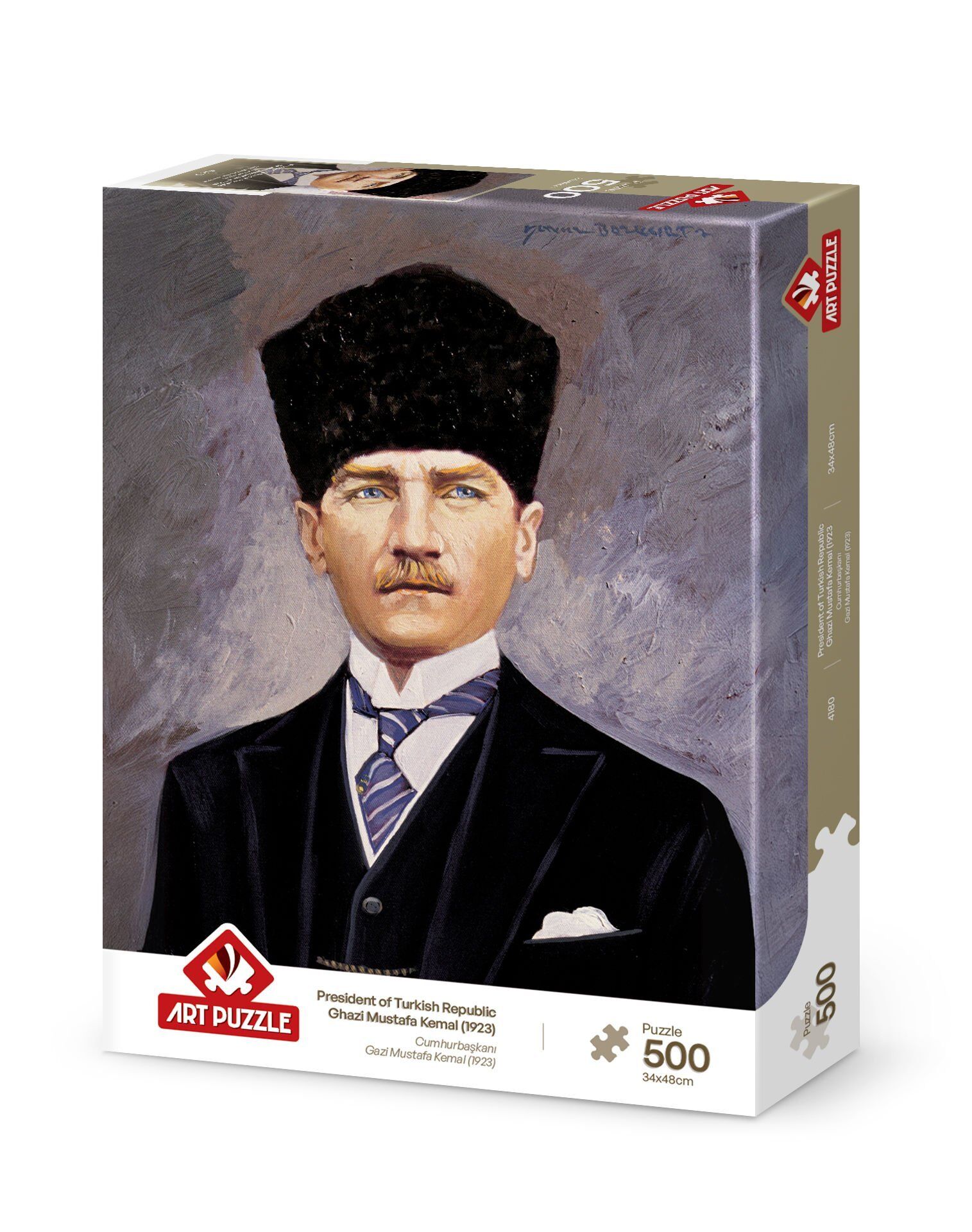 Art Puzzle Cumhurbaşkanı Gazi Mustafa Kemal Atatürk 500 Parça Puzzle