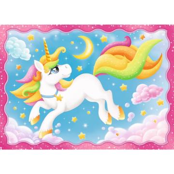 Trefl Puzzle Unıcorns And Magıc 4 in 1 Çocuk Puzzle (35+48+54+70 Parça)
