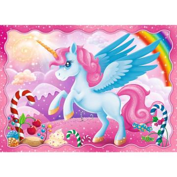 Trefl Puzzle Unıcorns And Magıc 4 in 1 Çocuk Puzzle (35+48+54+70 Parça)