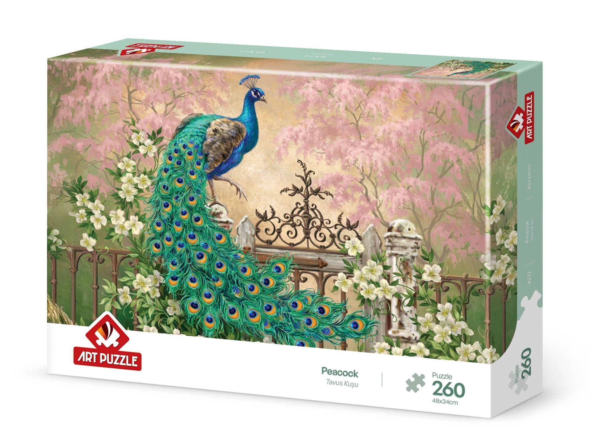 Art Puzzle Tavus Kuşu  260 Parça Puzzle