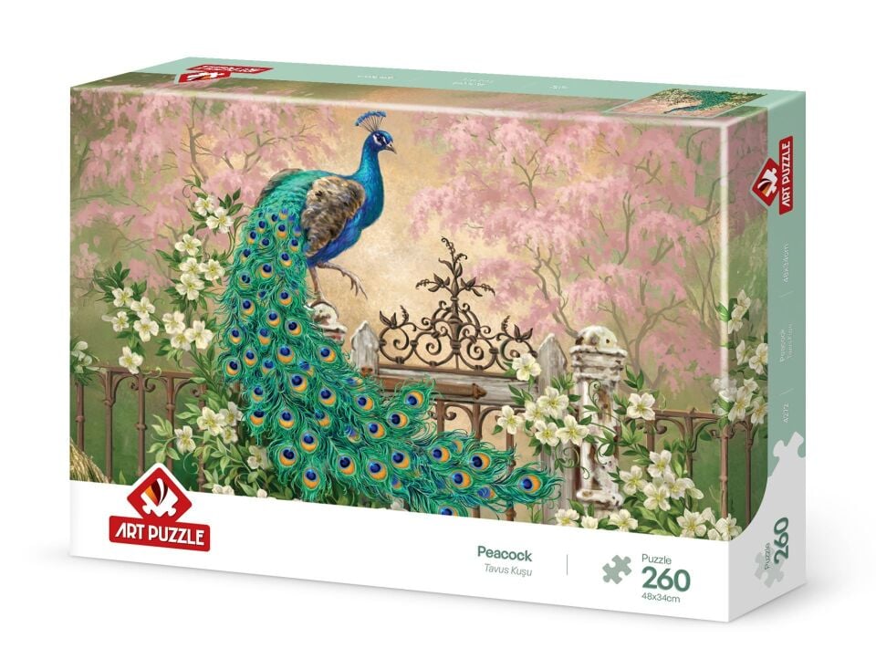 Art Puzzle Tavus Kuşu  260 Parça Puzzle