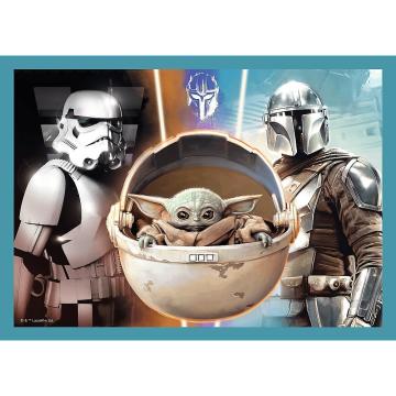 Trefl Puzzle The Mandalorıan / Lucasfılm Star Wars The Mandalorıan 4 in 1 Çocuk Puzzle (35+48+54+70 Parça)