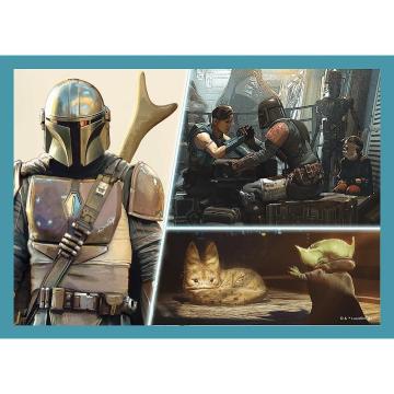 Trefl Puzzle The Mandalorıan / Lucasfılm Star Wars The Mandalorıan 4 in 1 Çocuk Puzzle (35+48+54+70 Parça)