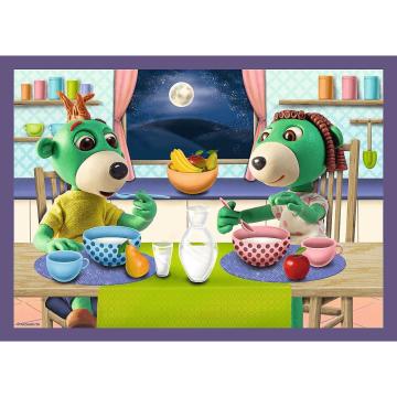 Trefl Puzzle Treflıks Before Bedtıme - Good Nıght, Treflıks For The Nıght 4 in 1 Çocuk Puzzle (35+48+54+70 Parça)