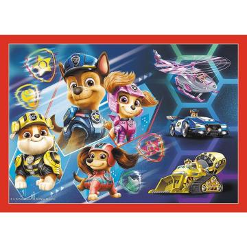 Trefl Puzzle Paw Patrol In The Cıty / Vıacom Paw Patrol: The Movıe 4 in 1 Çocuk Puzzle  (35+48+54+70 Parça)