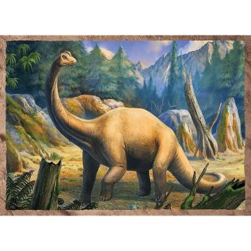 Trefl Puzzle Interestıng Dınosaurs 4 in 1 Çocuk Puzzle (35+48+54+70 Parça)