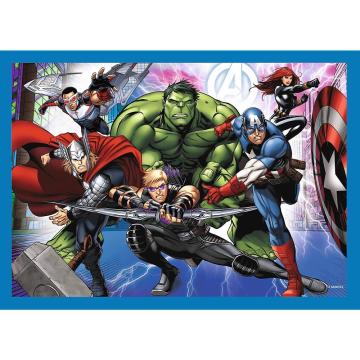 Trefl Puzzle Brave Avengers 4 in 1 Çocuk Puzzle  (35+48+54+70 Parça)