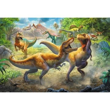 Trefl Fighting Tyrannosaurs 160 Parça