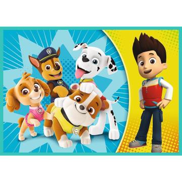 Trefl Puzzle Happy Paw Patrol Team / Vıacom Paw Patrol 4 in 1 Çocuk Puzzle  (35+48+54+70 Parça)