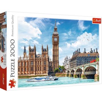 Trefl Puzzle Bıg Ben, London, England 2000 Parça Puzzle
