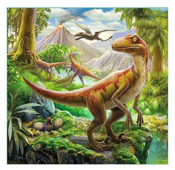 Trefl Puzzle World Of Dinosaur 3'lü 20+36+50 Parça Yapboz