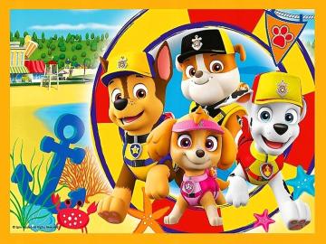 Trefl Puzzle Always On Time, Paw Patrol 4'lü 35+48+54+70 Parça Yapboz