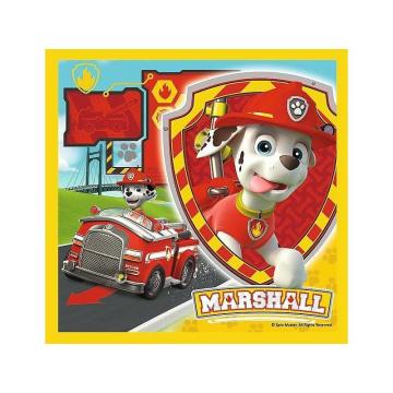 Trefl Puzzle Marshall, Rubble And Chase, Paw Patrol 3'lü 20+36+50 Parça Yapboz