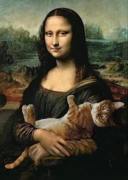 Trefl Puzzle Mona Lisa And Purring Kitty 500 Parça Puzzle