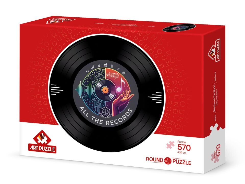 Art Puzzle Dünyanın Ritmi 570 Parça Round Puzzle