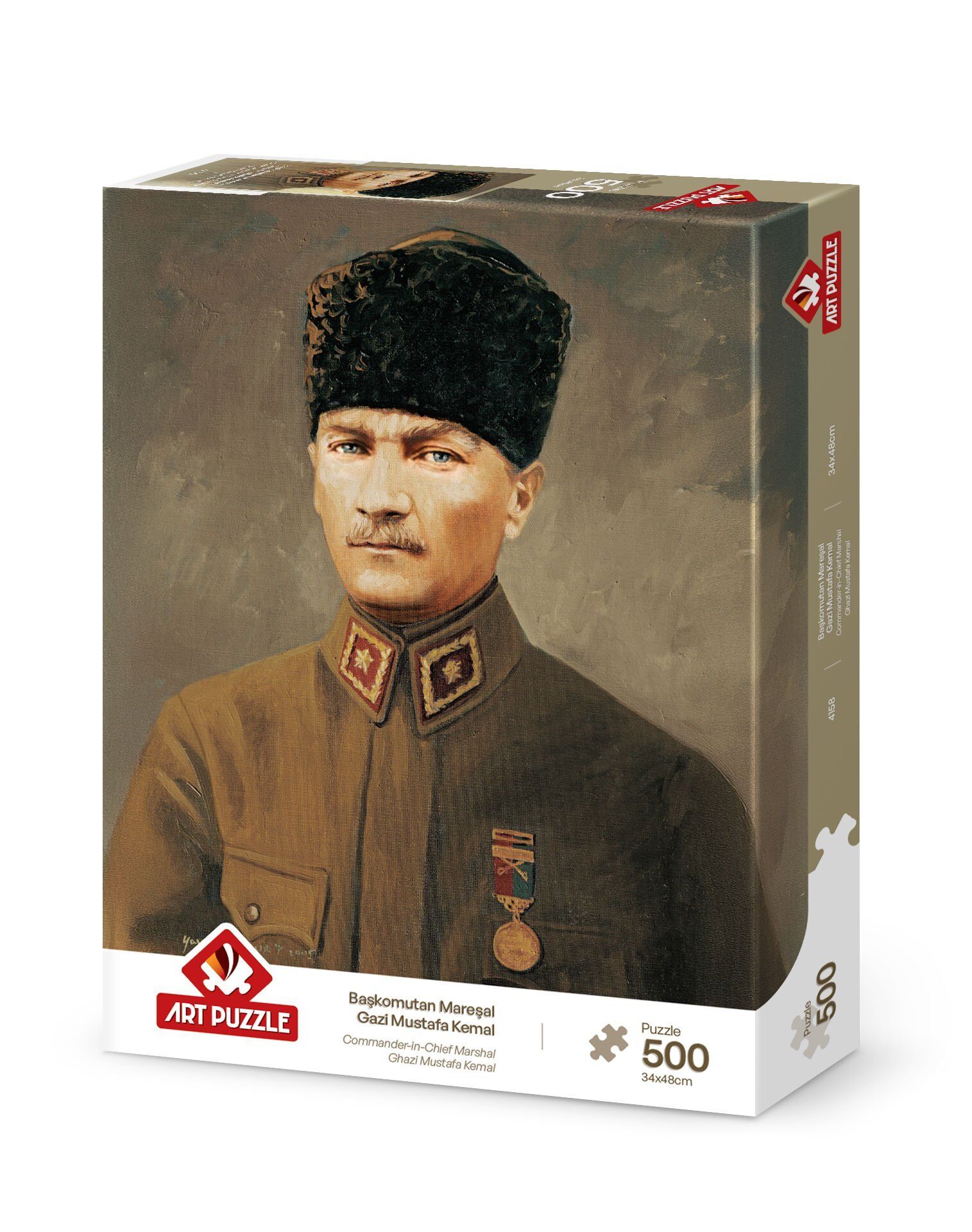 Art Puzzle Başkomutan Mareşal Gazi Mustafa Kemal Atatürk 500 Parça Puzzle