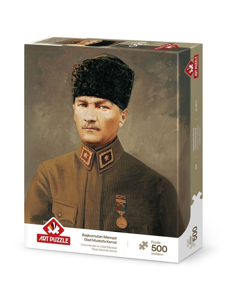 Art Puzzle Başkomutan Mareşal Gazi Mustafa Kemal Atatürk 500 Parça Puzzle