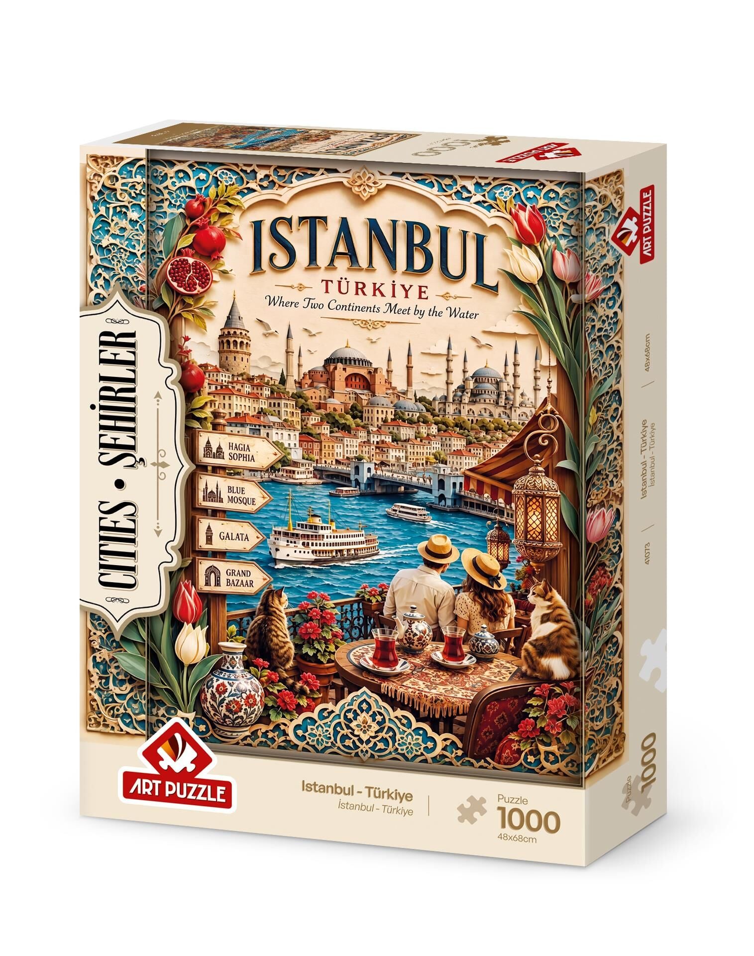 Art Puzzle Istanbul,Türkiye 1000 Parça Puzzle