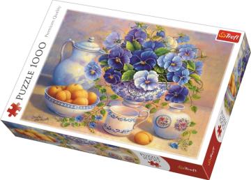 Trefl Puzzle Blue Bouquet, DDFA 1000 Parça Puzzle