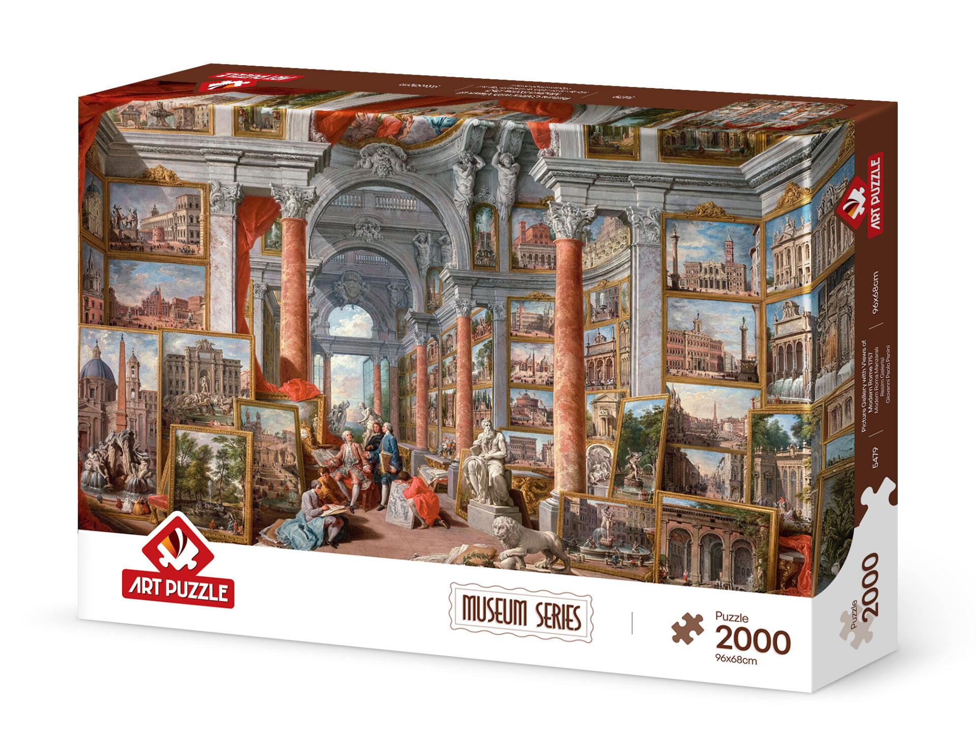 Art Puzzle Modern Roma Manzalı Resim Galerisi, (1757) 2000 Parça Puzzle