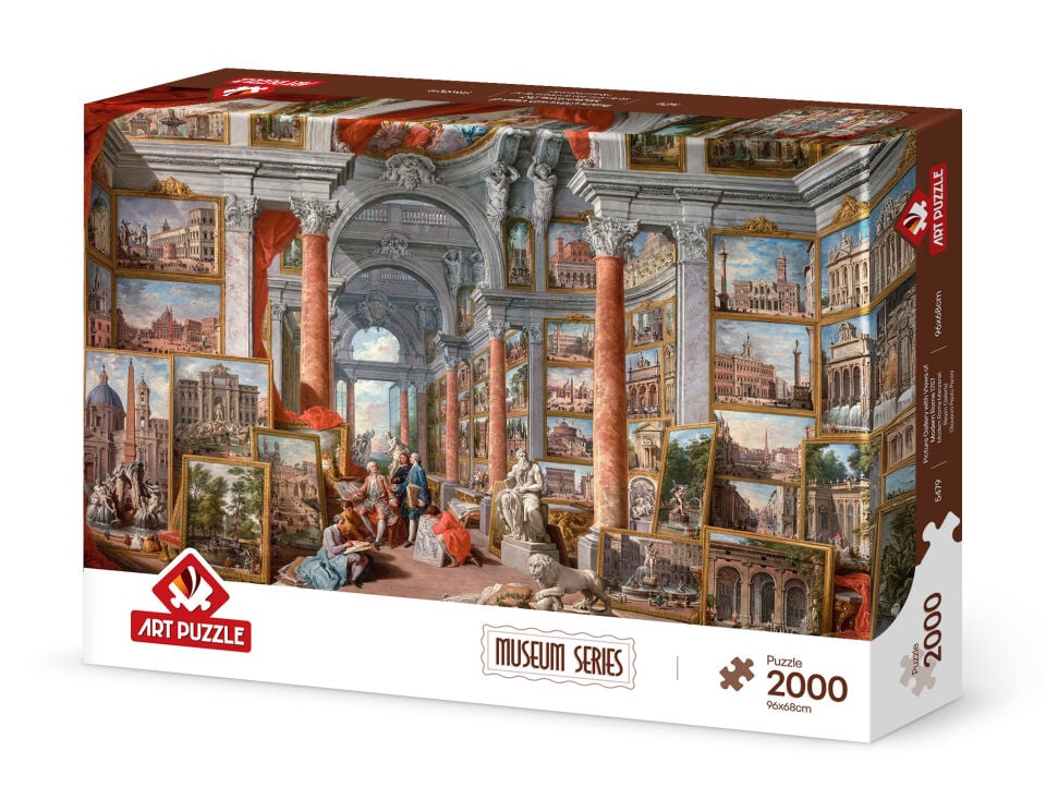Art Puzzle Modern Roma Manzalı Resim Galerisi, (1757) 2000 Parça Puzzle