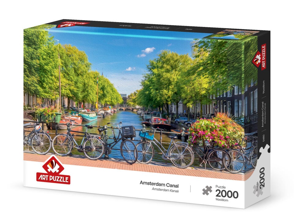Art Puzzle Amsterdam Kanalı 2000 Parça