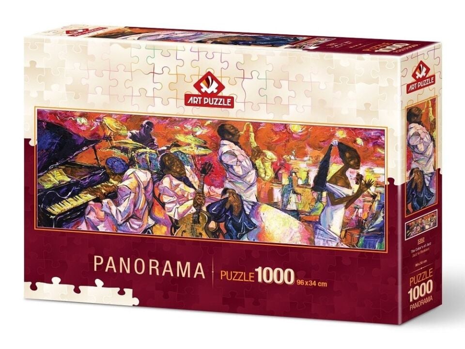 Art Puzzle Jazz'ın Renkleri 1000 Parça Panorama Puzzle