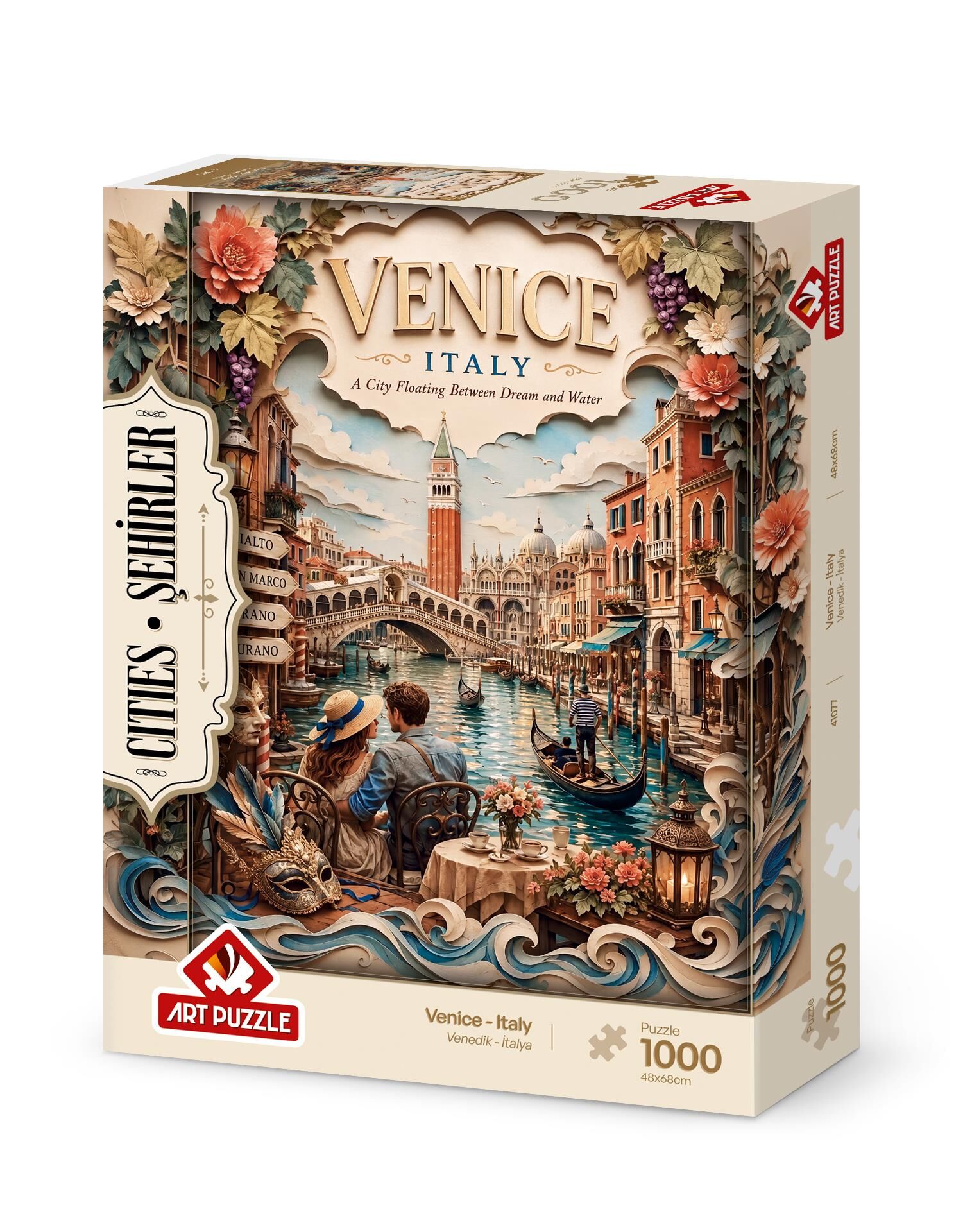 Art Puzzle Venedik,Italya 1000 Parça Puzzle