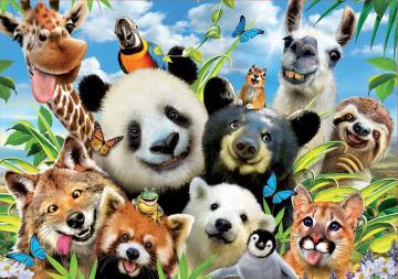 Educa Puzzle Llama Drama Selfie 1000 Parça Puzzle