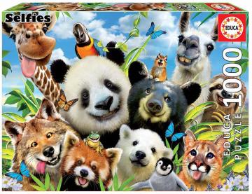 Educa Puzzle Llama Drama Selfie 1000 Parça Puzzle