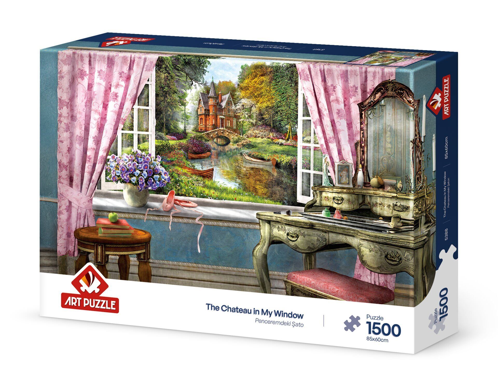 Art Puzzle Penceremdeki Şato 1500 Parça Puzzle
