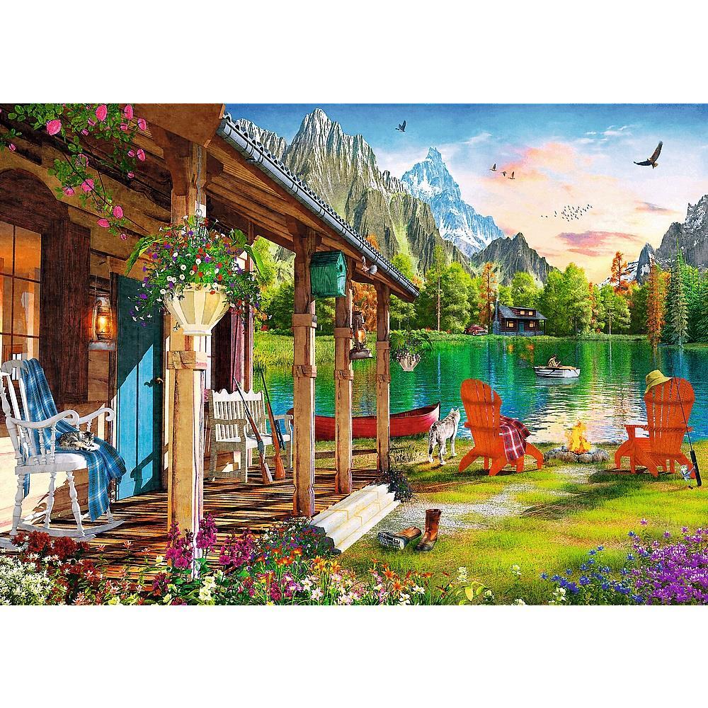 Trefl Puzzle Cabın In The Mountaıns 500 Parça Puzzle