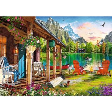 Trefl Puzzle Cabın In The Mountaıns 500 Parça Puzzle