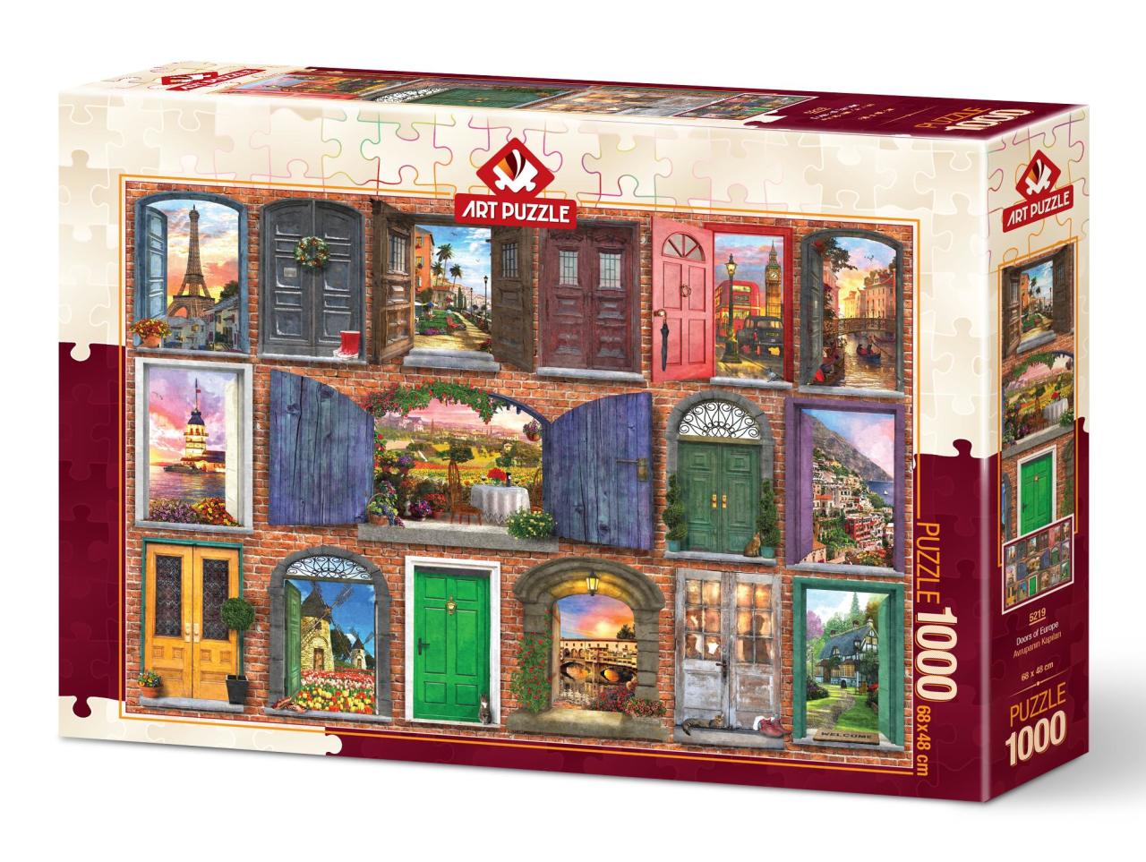 Art Puzzle Avrupa'nın Kapıları 1000 Parça Puzzle