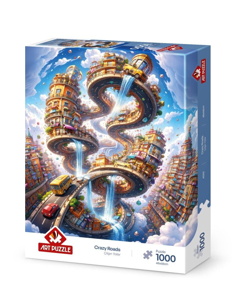 Art Puzzle Çılgın Yollar 1000 Parça Puzzle