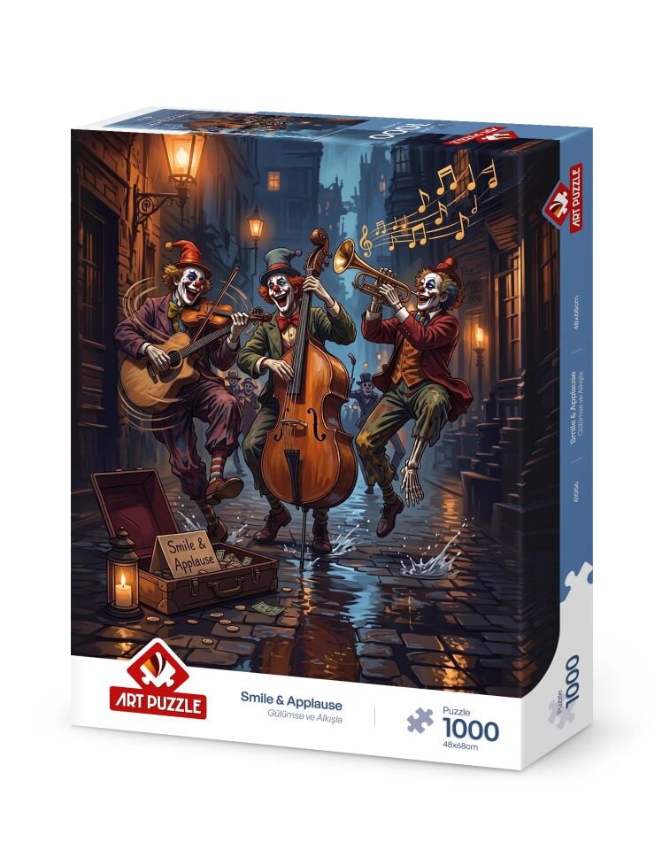 Art Puzzle Gülümse ve Alkışla 1000 Parça Puzzle