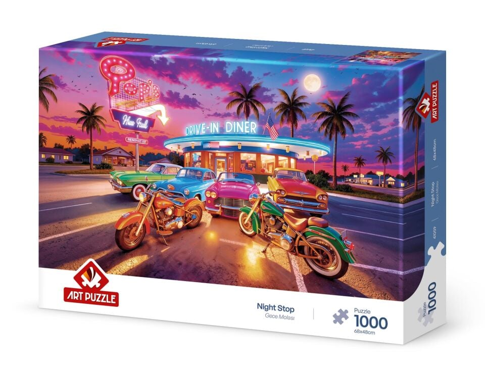 Art Puzzle Gece Molası 1000 Parça Puzzle