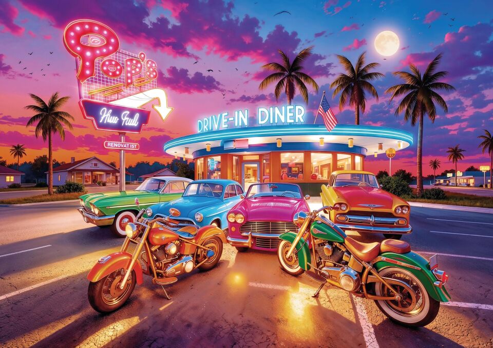 Art Puzzle Gece Molası 1000 Parça Puzzle