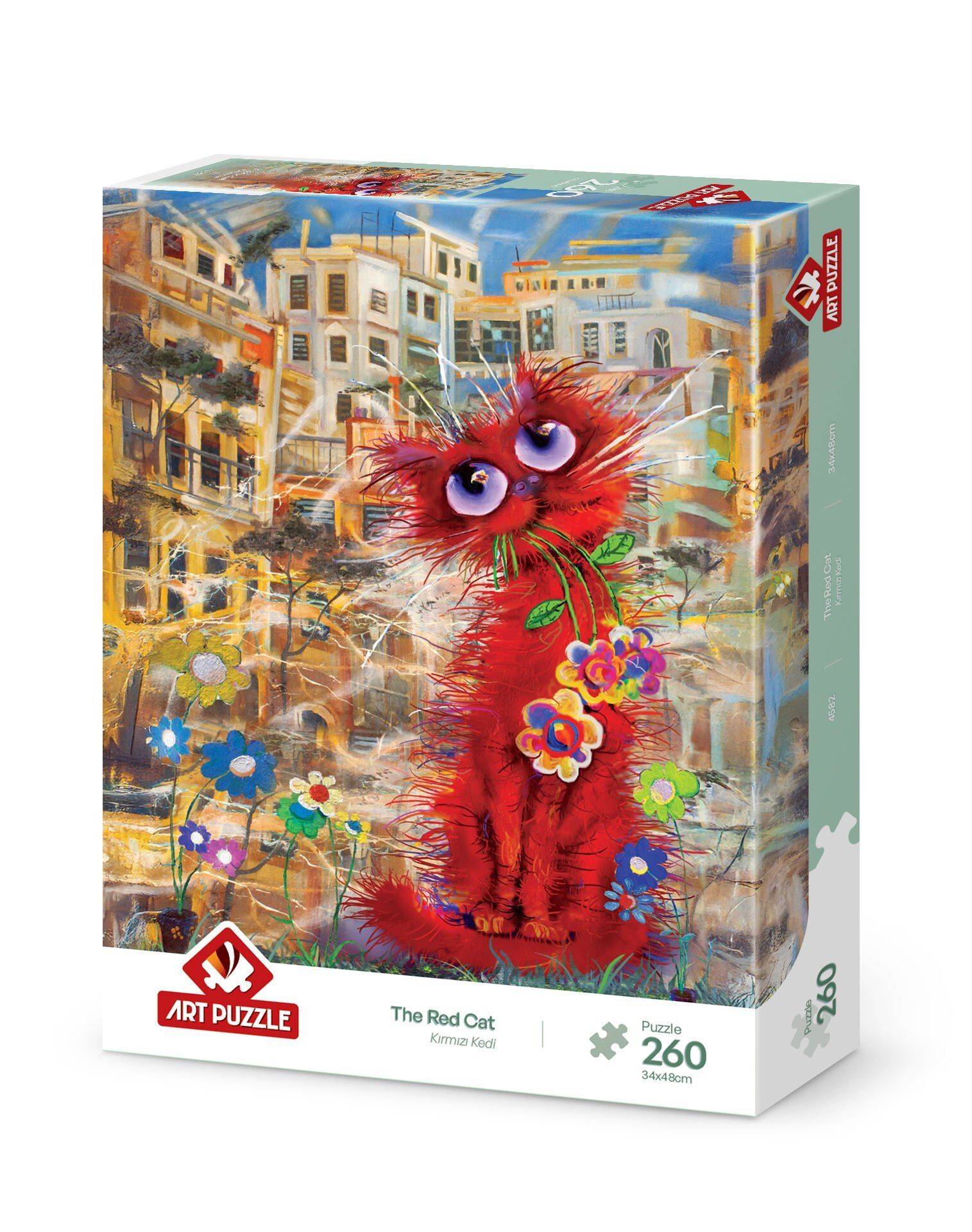 Art Puzzle Kırmızı Kedi 260 Parça Puzzle
